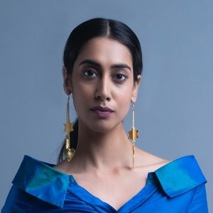 Gold plated earrings